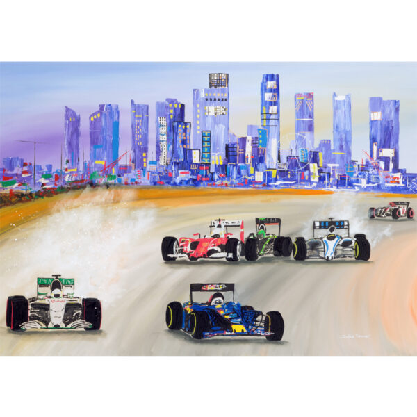 The Singapore grand prix formula 1 motor racing F1