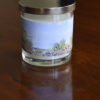 Summer at the needles glass candle fragranced sandlewood.jpg 2 scaled