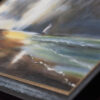 Homeward BoundHenry Bright Study Oil on Canvas bespoke frame dramatic sky seascape original oil painting frame detail