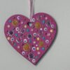 pink painted heart reverse